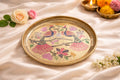 Meenakari Print Pooja Thali