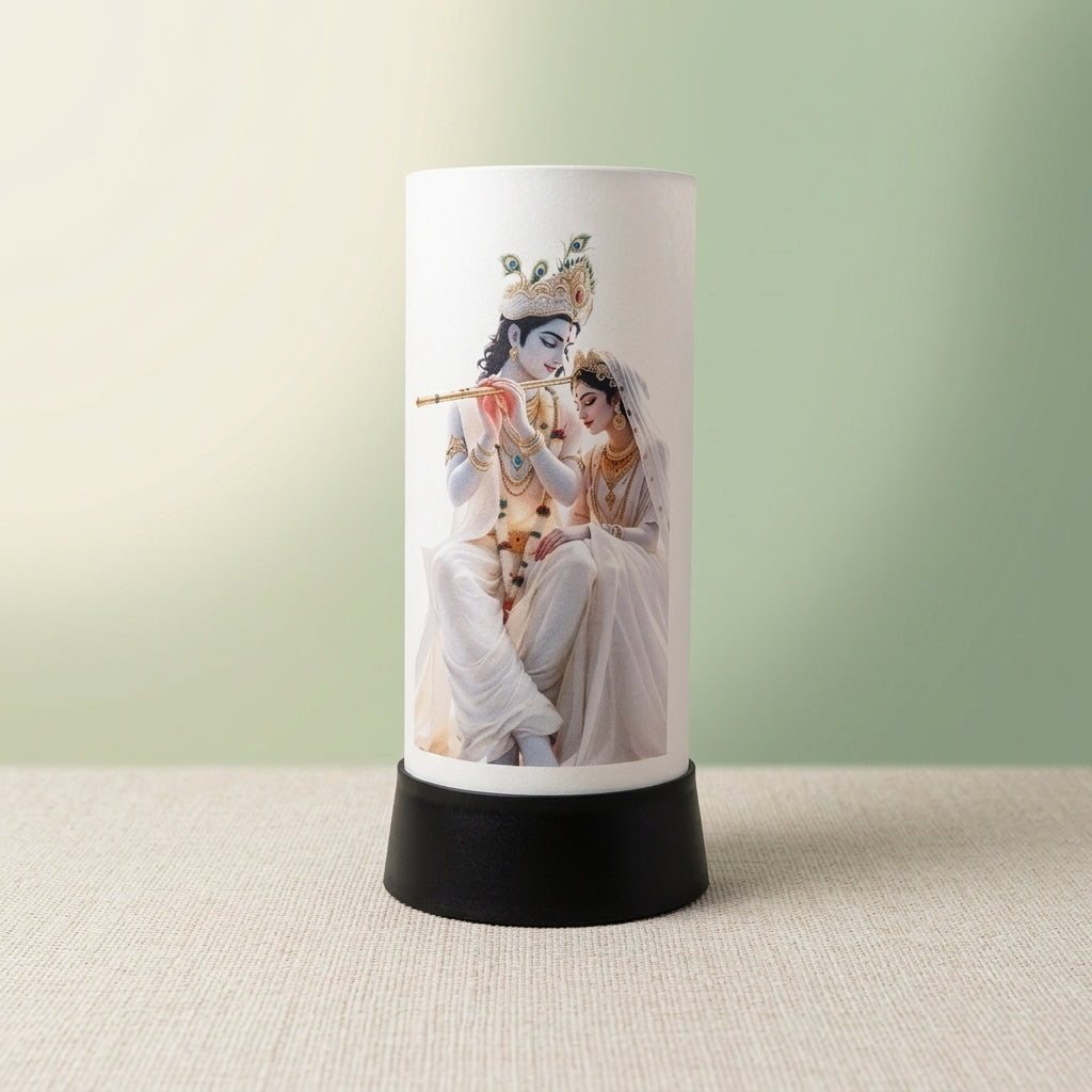 RK-22 White Radha Krishna